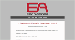Desktop Screenshot of essaautosport.com